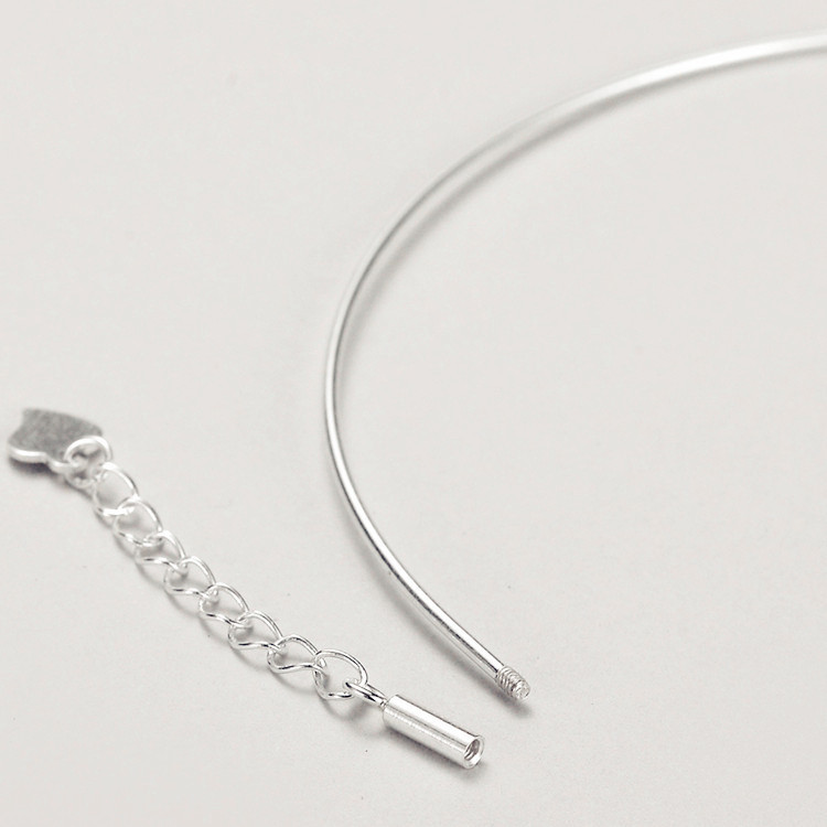 S925 sterling silver beaded bracelet beaded spiral bracelet bracelet beaded Universal chain adjustable handmade DIY silver ornaments