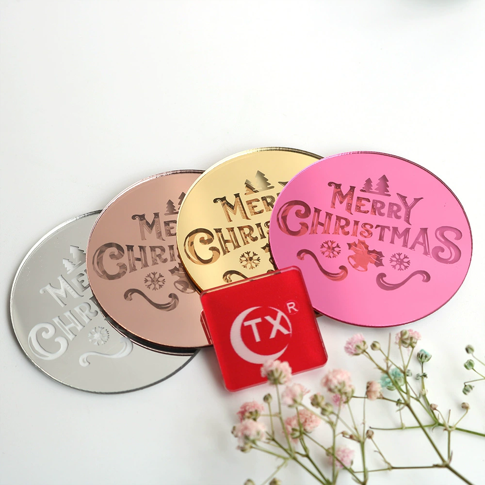 Новогодний акриловый кулон с логотипом Amazon, украшение для елки, вставка для кекса