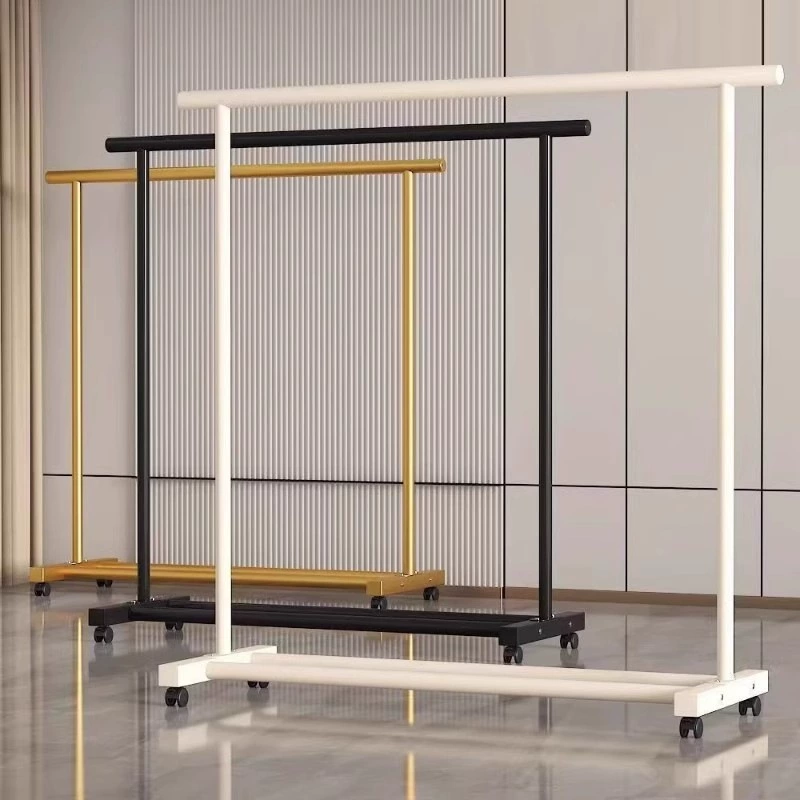 Напольная сушилка для одежды для домашней спальни, складная одинарная стойка, простая мобильная вешалка для одежды и шляп в общежитии.