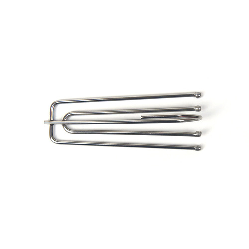 Curtain fabric strap threading hook, electroplated stainless steel four-claw hook, spray-painted four-claw hook, curtain accessories and accessories wholesale