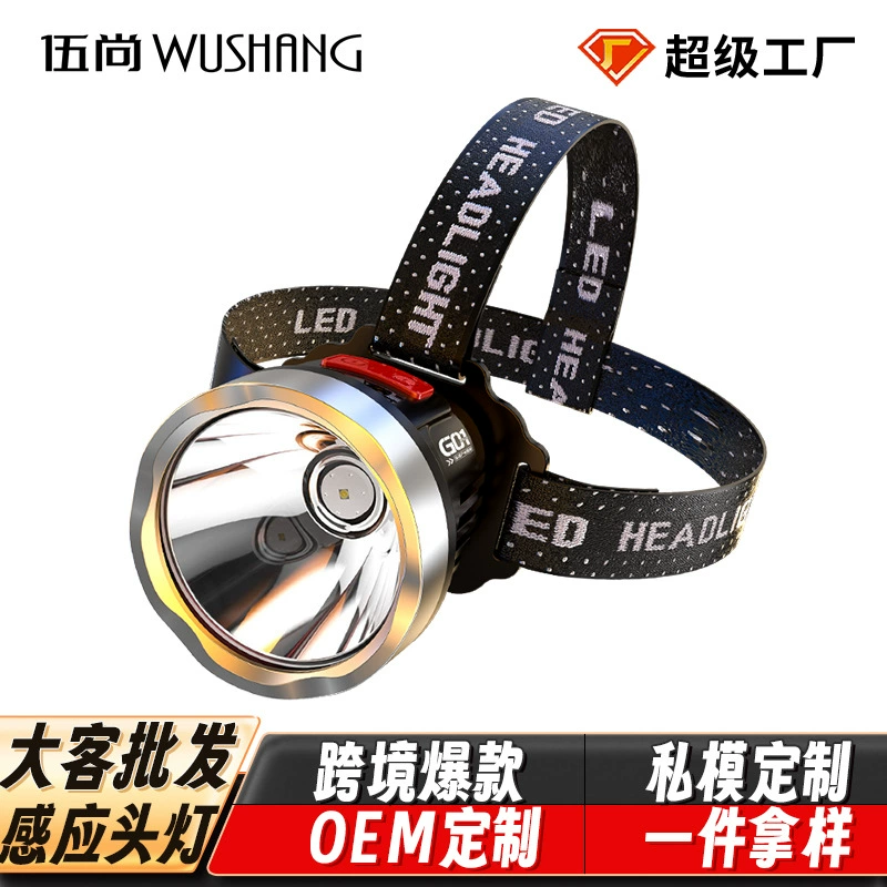 Большой гостевой световой фары новый светодиодный сверхдлинный срок службы батареи наружная ночная рыбалка дальнего света верховой езды