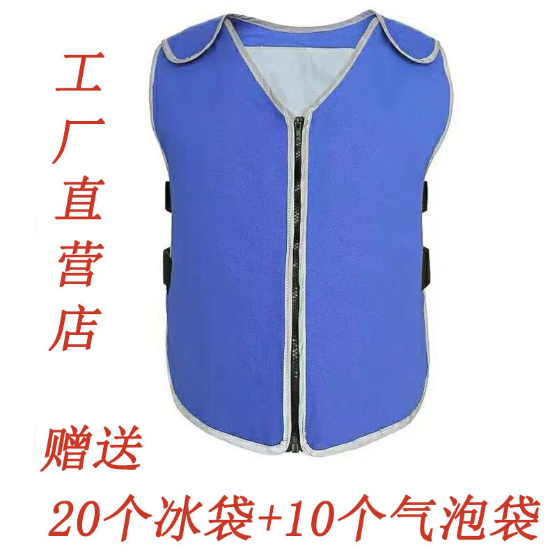 Cooling Vest, Cooling Vest, Ice Bag Vest, Outdoor Heatstroke Prevention, Cooling and Heatstroke Relief Construction Site Refrigeration Vest
