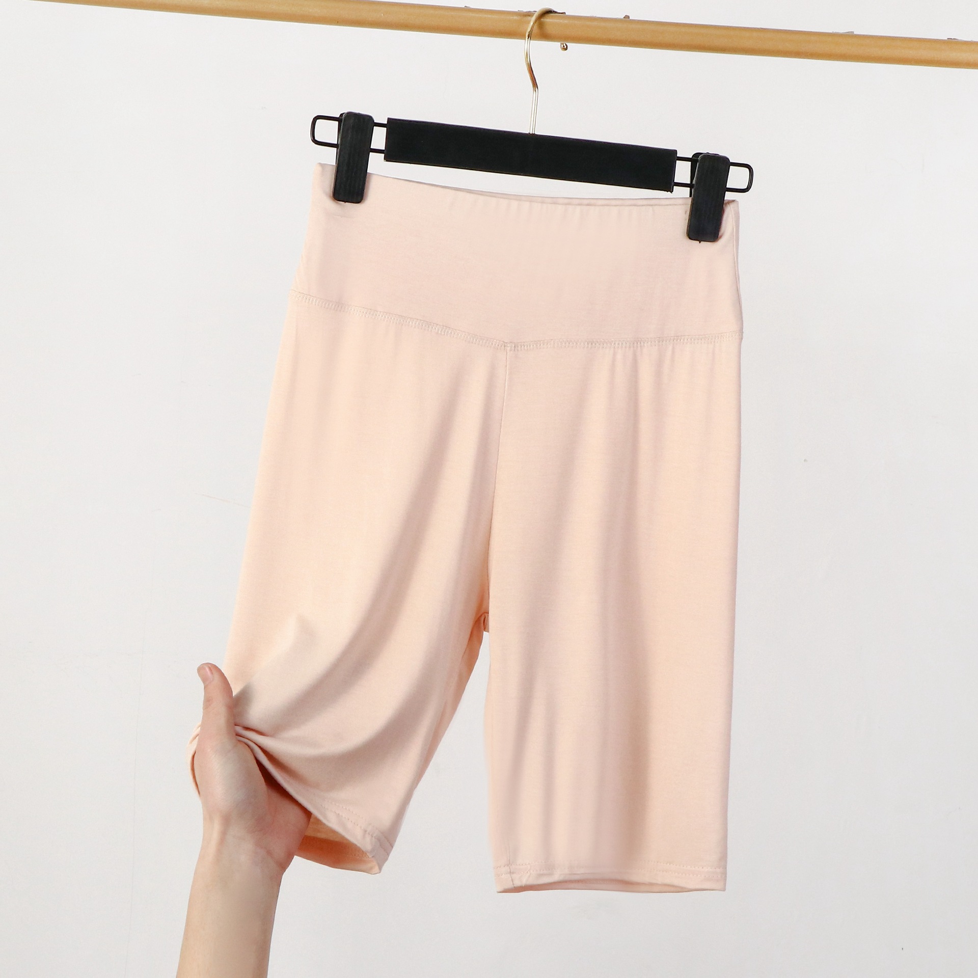 Women's Daily Simple Style Solid Color Knee Length Skinny Pants Sweatpants display picture 5