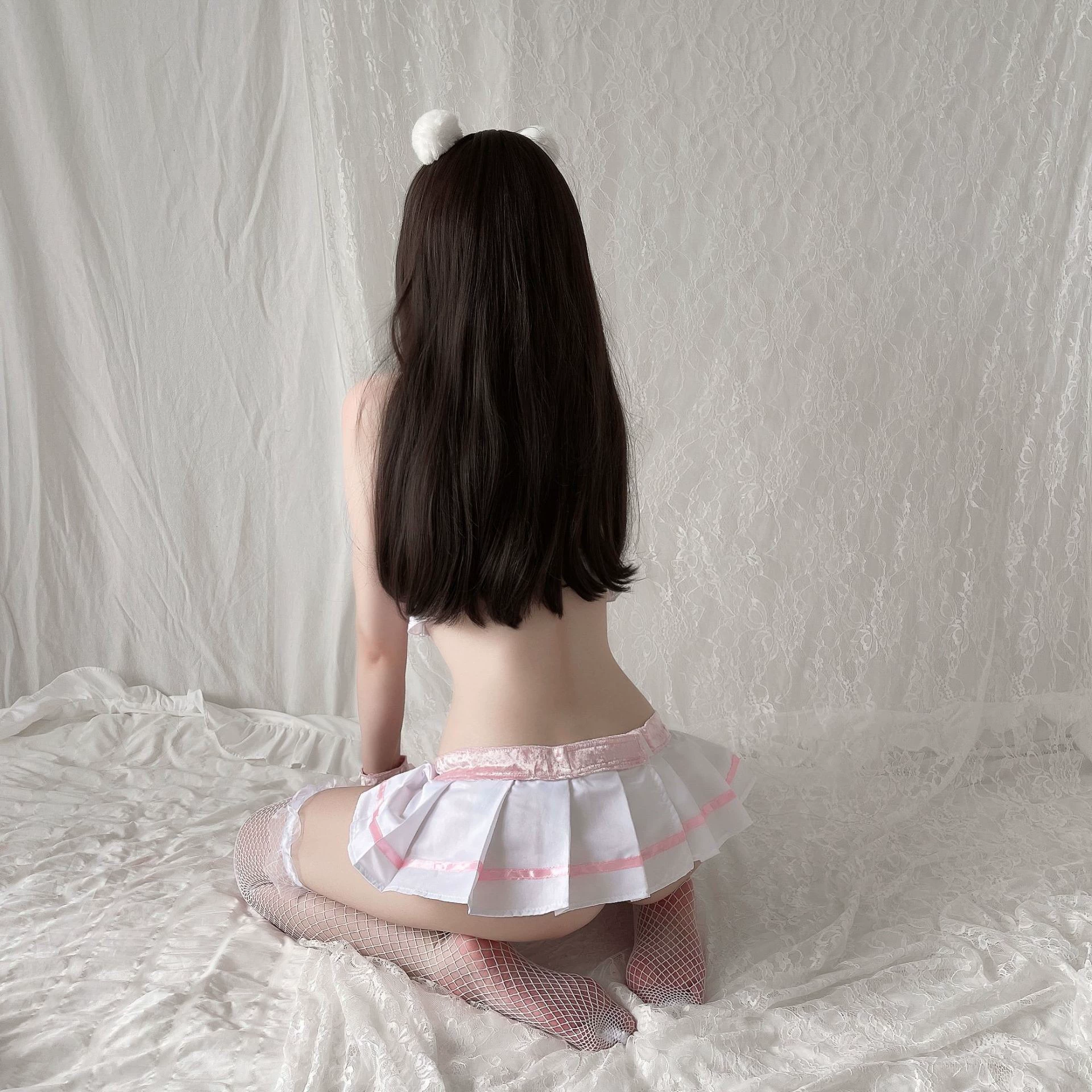 Сексуальное нижнее белье Sexy полая трёхточечная складка кружевное белье вынос платиха гарнитура RA6955
