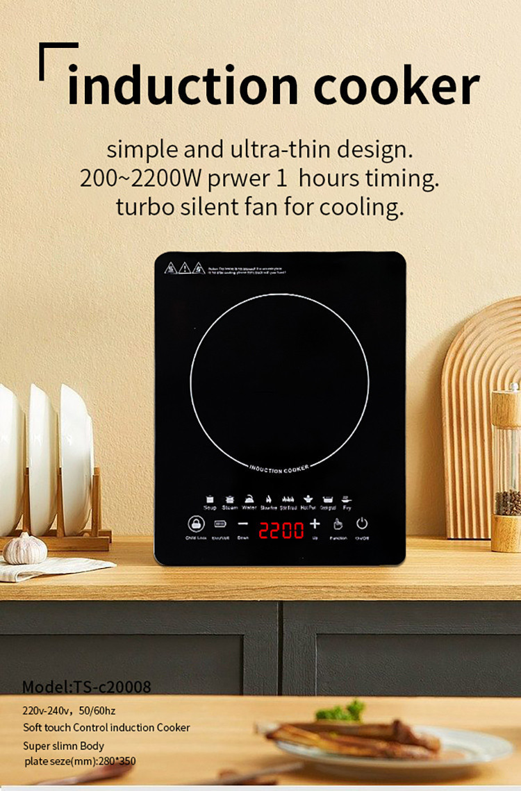 Household Cooker With Smart Touch Panel, High-power Induction Cooker, Multi-functional_voghion.com