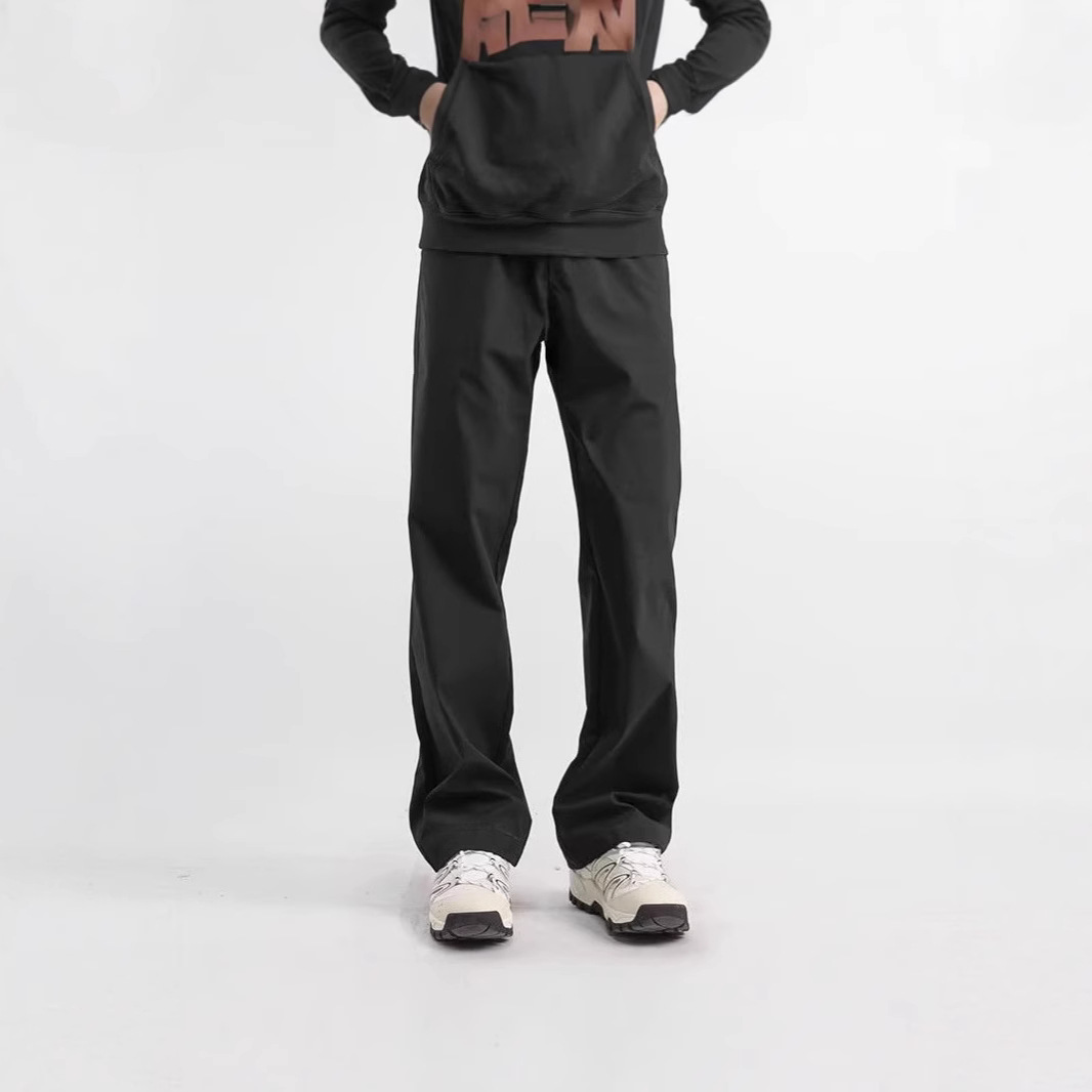 Men's Pants Autumn Trendy Loose Casual Pants Straight Pants Functional Pants Long Pants Sports Pants Men Black