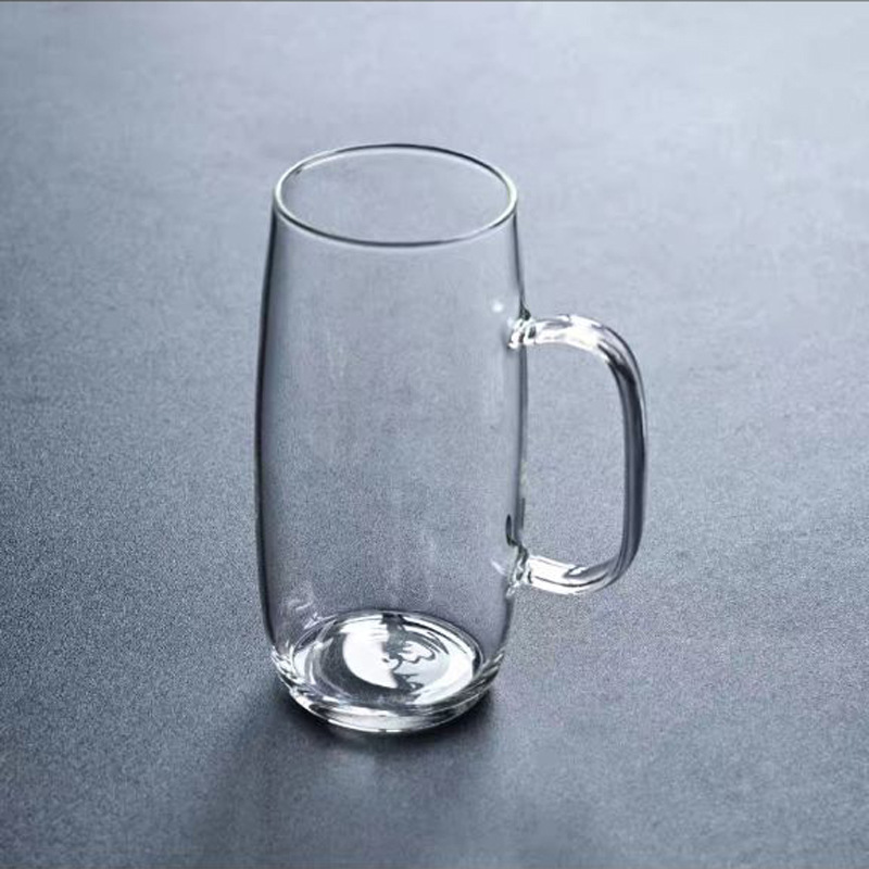 Vidrio de borosilicato con mango taza de té Oficina taza de agua unisex hogar té verde longjing taza de agua
