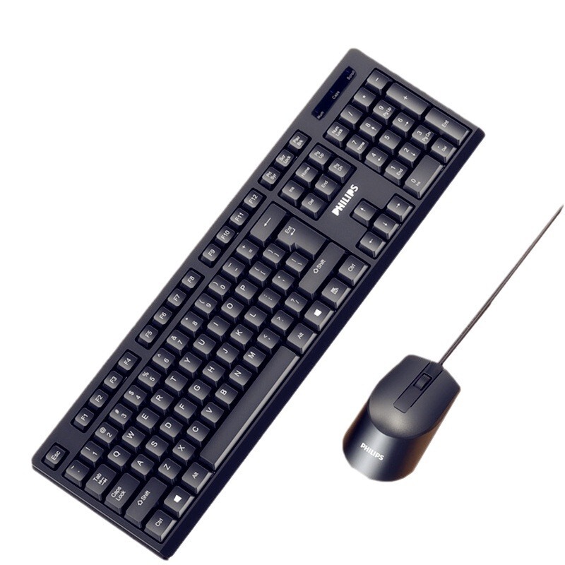 正規品フィリップスキーマウスセット家庭用オフィスデスクトップノートUSB有線キーボードマウス2025新品|undefined