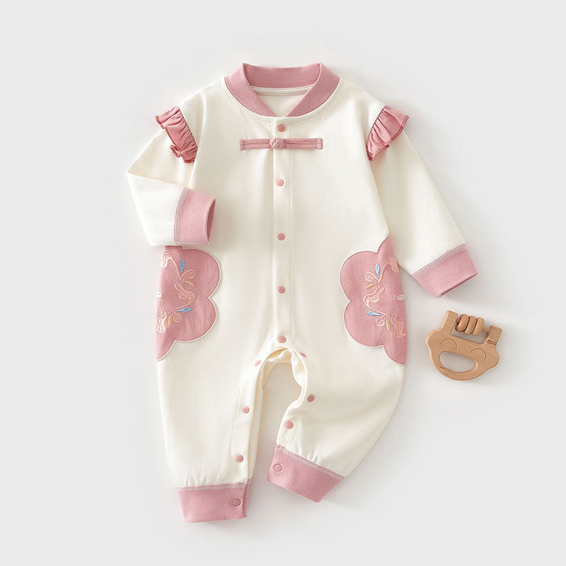 秋のベビー服 長袖ロンパース 新生児服 綿100% ロンパース 安陽ベビー服 ベビーロンパース|undefined