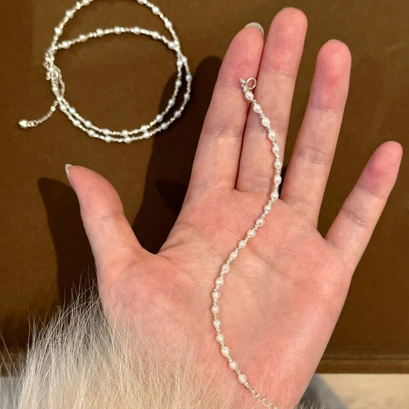 New Style Stacked Pearl Bracelets, Perfectly Round Australian White Pearl Jewelry, Fashionable and Versatile Simple Accessories, Available for Dropshipping