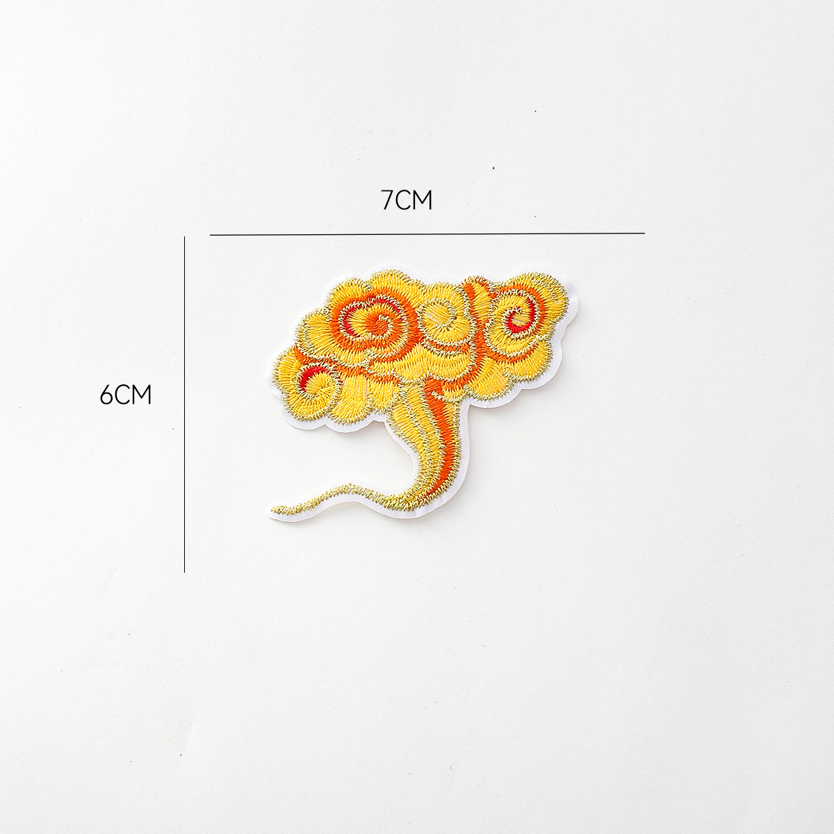 Nuevo bordado chino de siete colores de cordier de mediodía de otoño ornamentos de embalaje floral florista DIY materiales de embalaje floral artesanal