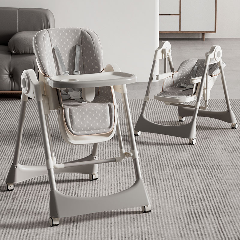 Silla de comedor para bebés multifuncional plegable doméstica portátil para bebés mesa de comedor asiento para niños mecedora silla de alimentación