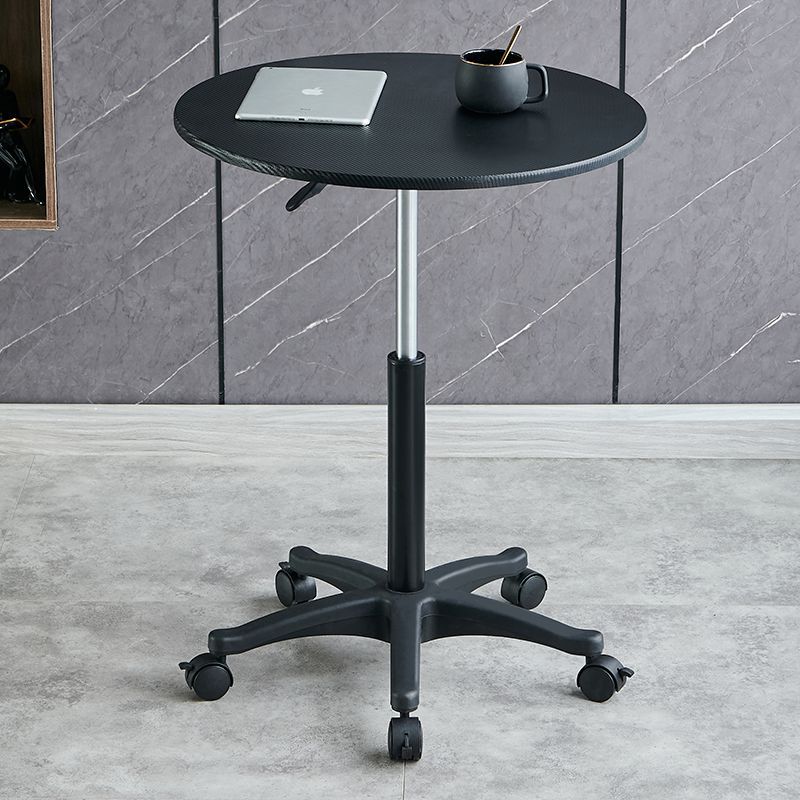 Intervalo de elevación de la mesa negra de 60 círculos 59 - 80cm