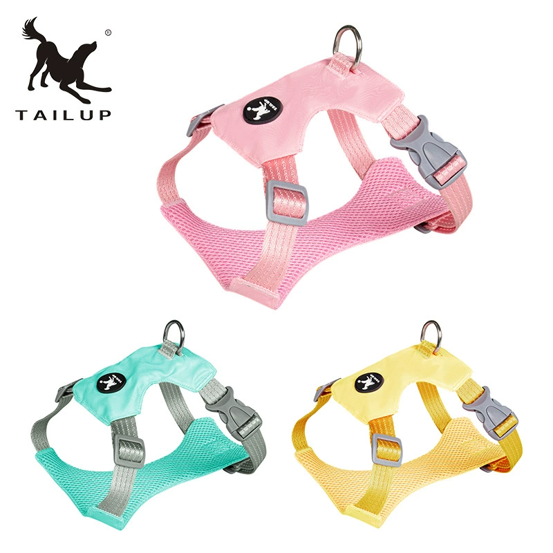 Маленький и средний питомец Макарон нагрудный ремень легкий маленький жилет Тедди новый костюм серии тяги собаки