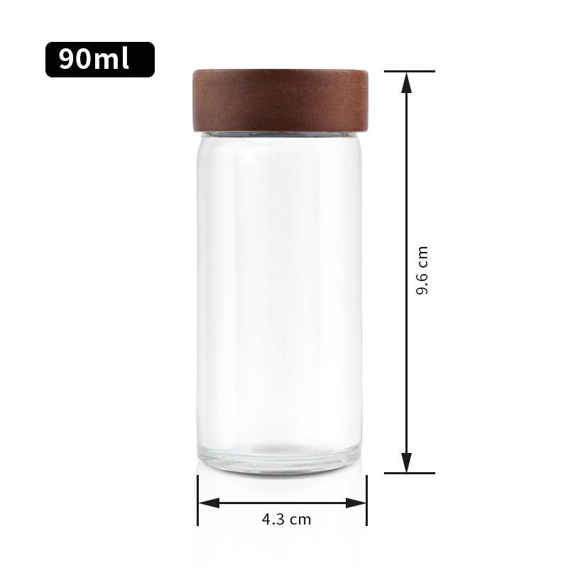 Botella de condimento de 120ml cocina cuadrada condimento tanque de almacenamiento guisado de fideos frasco de polvo de pimienta frasco de sal de barbacoa