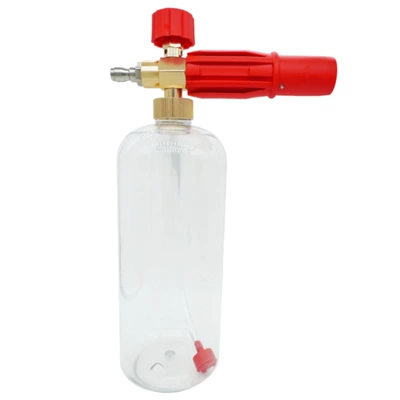 High pressure car wash water gun — Cleaning Machine Red Transparent Foam
