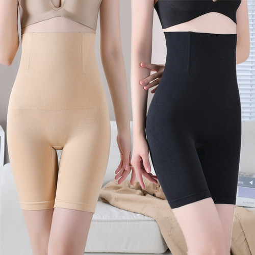 High-waisted boxer-angle tummy-tightening pants, enhanced corset, belly-slimming, stomach-tightening, waist-lifting, butt-lifting, shaping underwear for women without curling