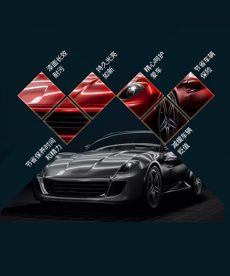 Matte 7.5 Transparent Invisible Car Wrap, Full Car Paint Protection Film, Scratch Repair, 5-Year Warranty [Source Manufacturer]