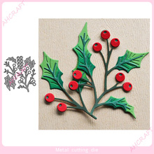 6992 圣诞红果 金属碳钢刀模 DIY切割刀模 跨境货源2024年10月
