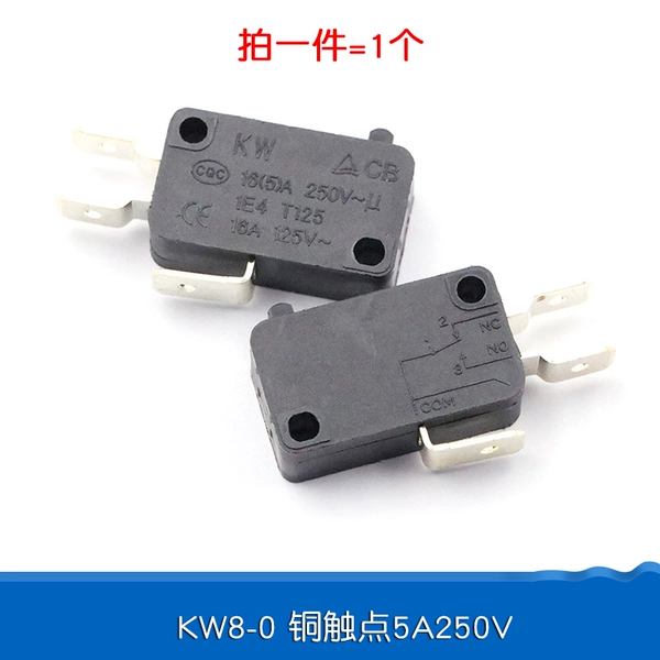 KW8-0 copper contact 250V (1 piece)