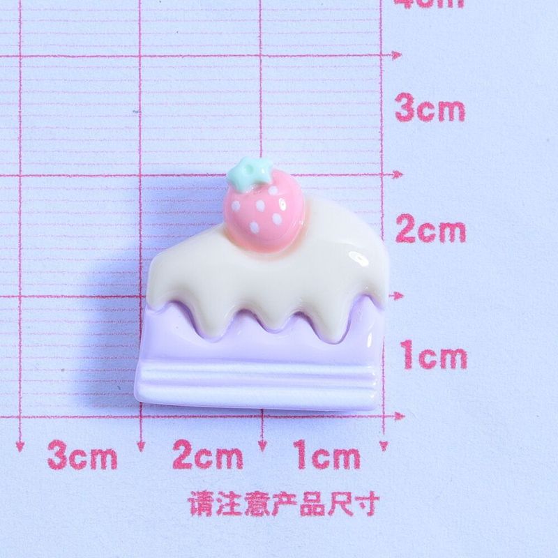 亮面可爱冰淇淋蛋糕diy奶油胶自制手机壳发夹鞋扣冰箱贴树脂配件|undefined