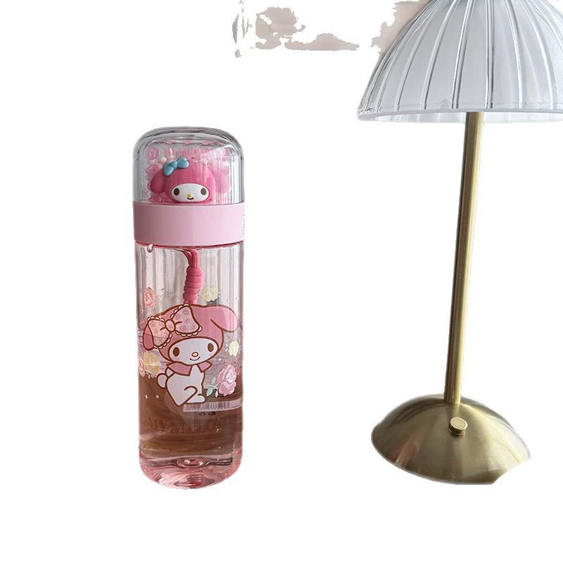 Kulomi Sanrio Girls Water Cup симпатичная Tritan пластиковая кружка, портативная для студентов, подарок на воду