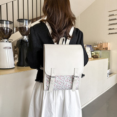 英倫復古劍橋包2024新款碎花甜美女士休閒雙肩背包多層大容量女包