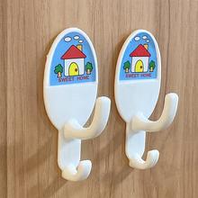 White strong adhesive hooks self-adhesive household-stic跨境