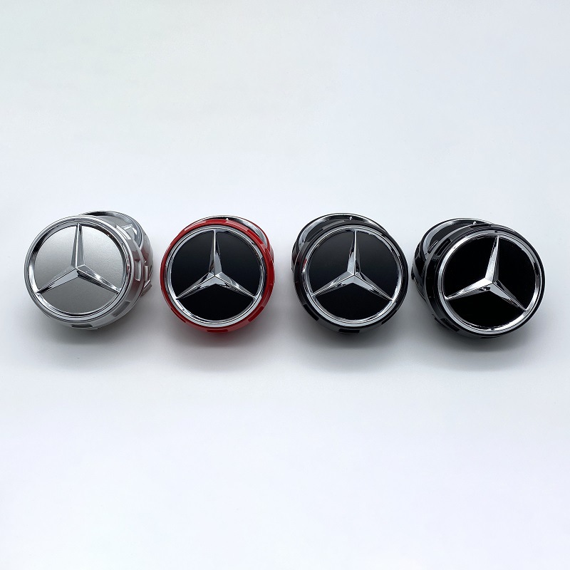 Suitable for Mercedes-Benz hub center cover 75mm high foot hub cover AMG center hub cover standard in stock wholesale