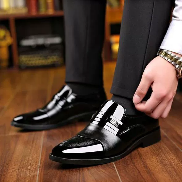 [100% натуральная мягкая кожа] Мужская кожаная обувь Мягкая кожаная Рабочая деловая повседневная обувь Мужская обувь для пап среднего и пожилого возраста Мягкая подошва