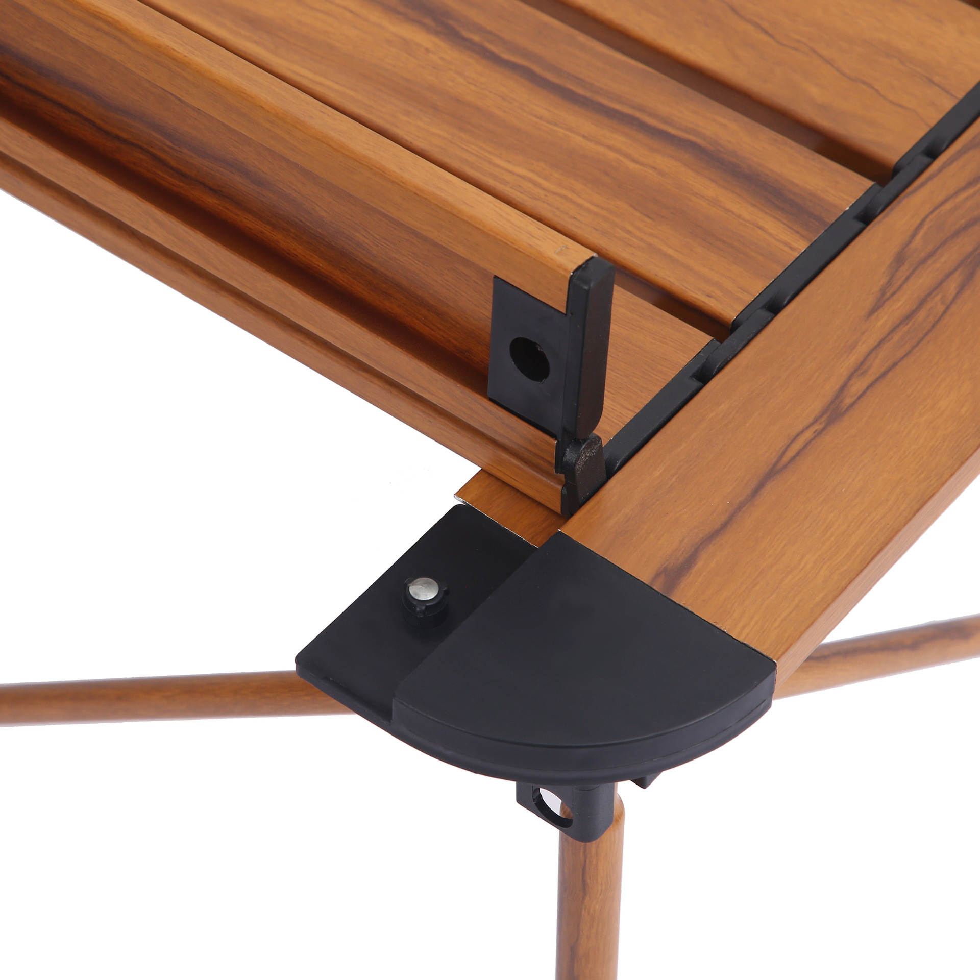 Mesa plegable al aire libre mesa de rollo de huevo de aleación de aluminio equipo de campamento suministros de picnic mesa y silla portátil mesa de barbacoa de acero al carbono