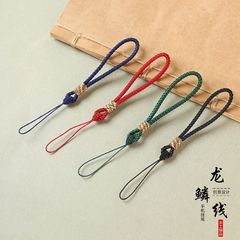 2025新款龙鳞线手机绳手工编织短绳文玩饰品挂绳手机挂件手机腕绳
