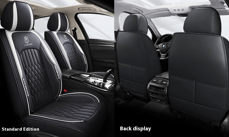 Cross-border Amazon full leather car cushion 3D three-dimensional all-inclusive universal cushion