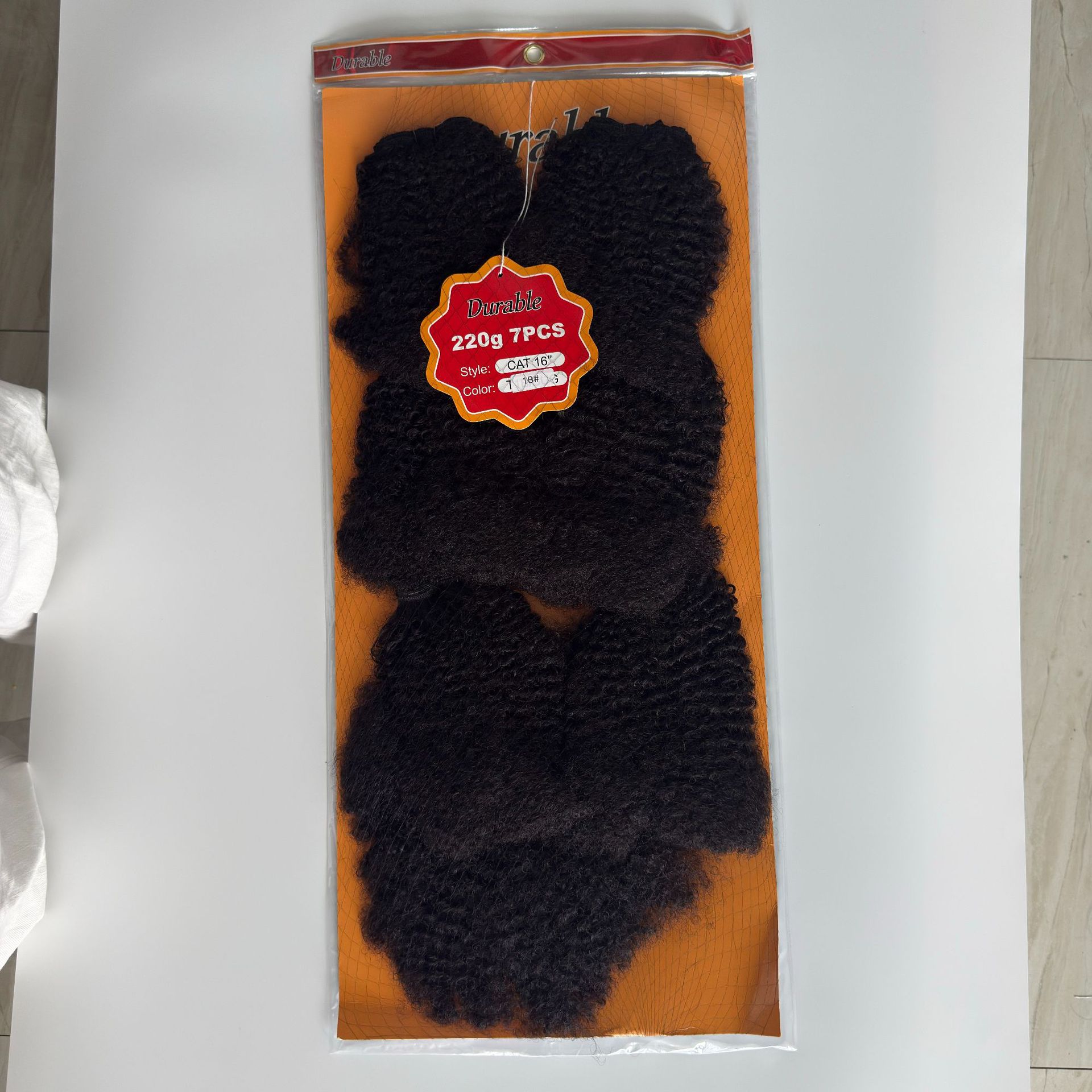 Cortina de cabello híbrida bloque de cabello de fibra química africana procesamiento al por mayor de fábrica africana suministro único monocromático duradero image 7