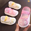 baby Cloth shoes A pedal manual Cotton children 2022 Spring 1-23 Children soft sole indoor