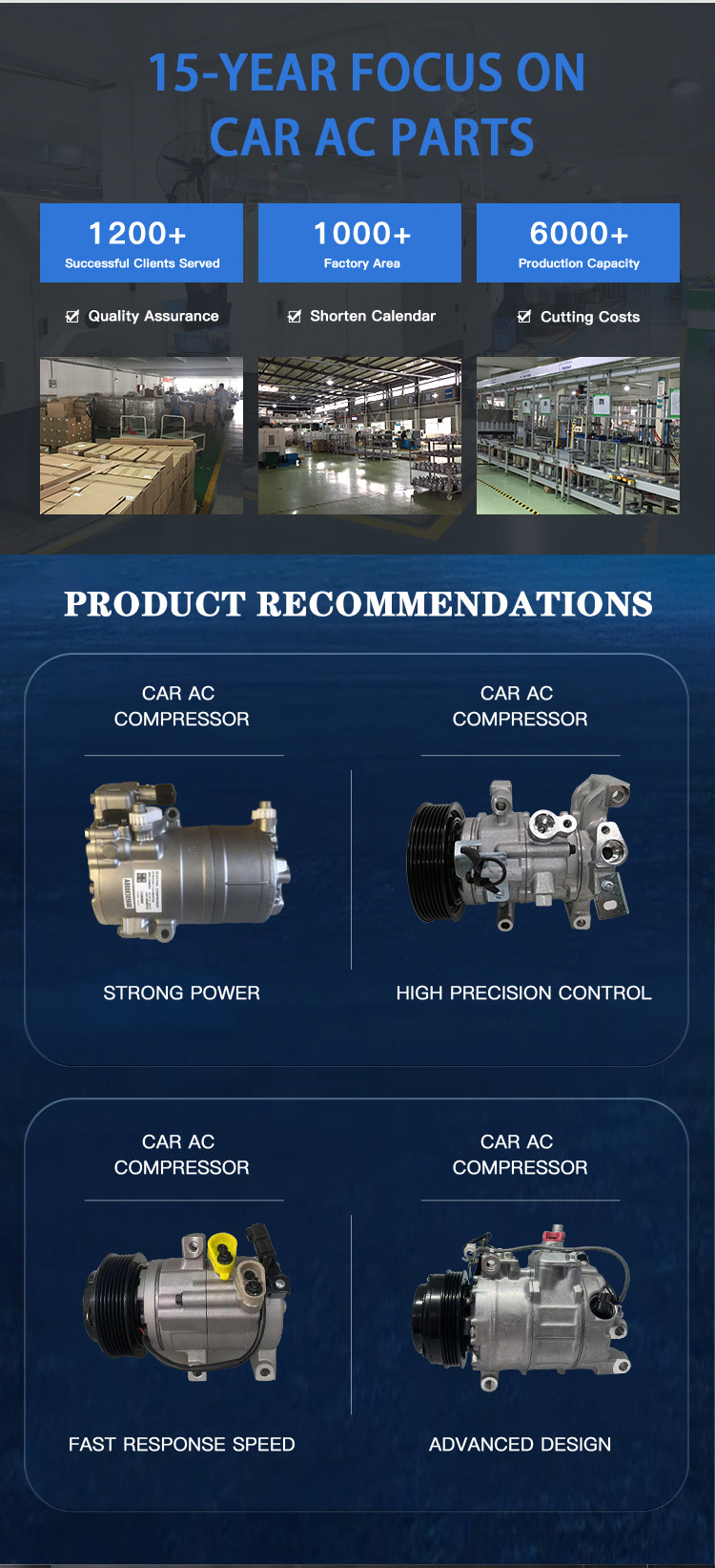 92600-5RB0A 926005RB0A CR08B air conditioning compressor is suitable for Nissan Sunny 6PK
