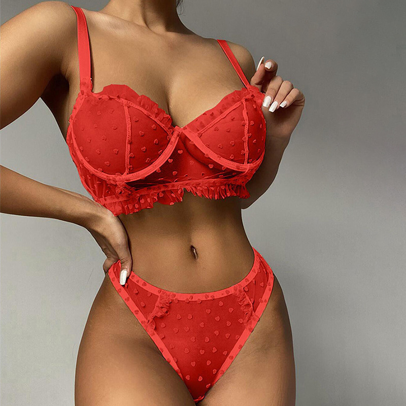 2026 Gold and Korean Transparent Lace Women's Lingerie Fashion Ladies Intimate Sleepwear Clothing Sexy Lingerie Free Shipping 2026