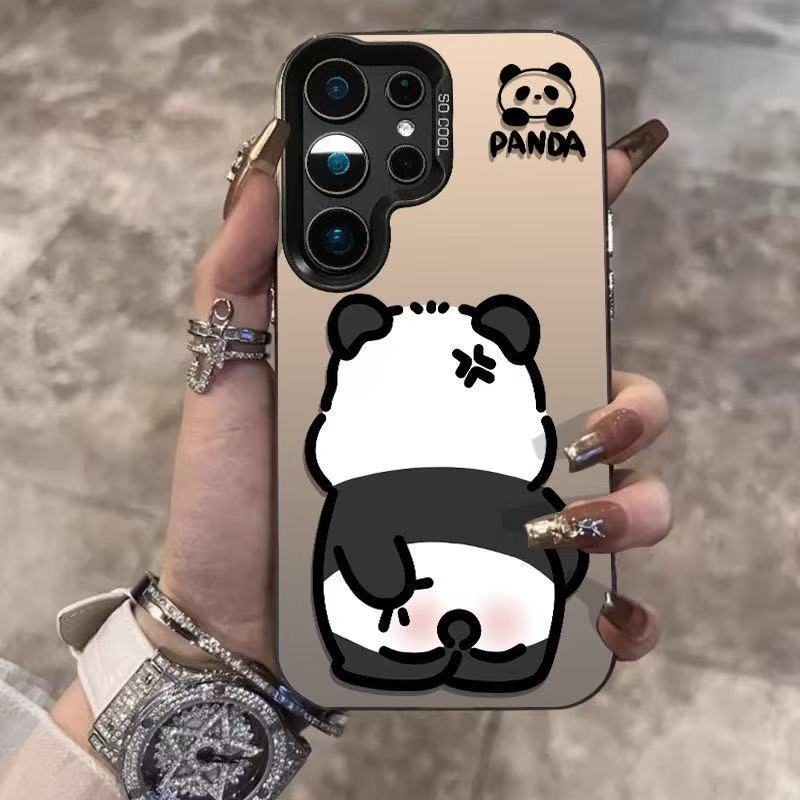Panda Silhouette Suitable for Samsung S30 Ultra Phone Case S30 Plus New Model S24 Plus Cute S24/Cartoon Panda Silhouette Suitable for Samsung S30 Ultra Phone Case S30 Plus New Model S24 Plus Cute S24/Cartoon