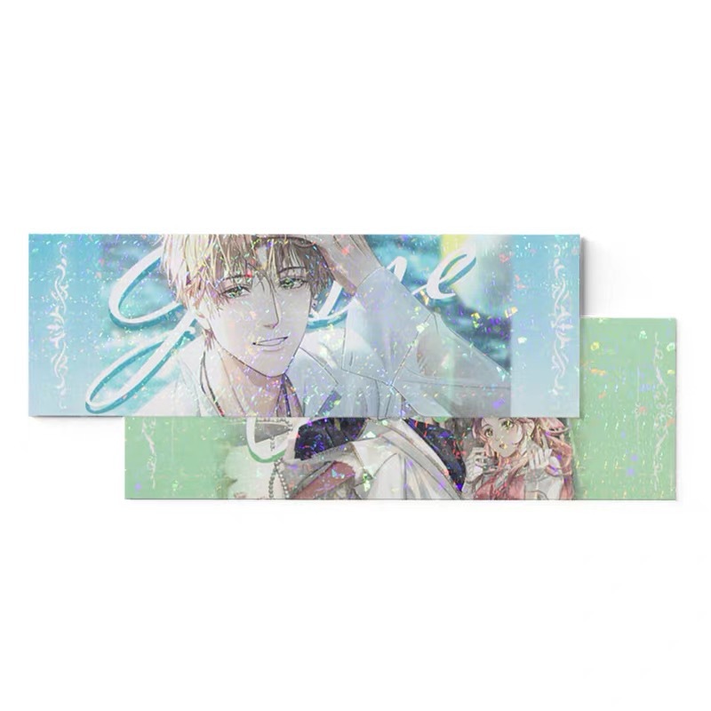 Laser ticket anime fan special edition self-printed postcard, customizable with any image and size, personalized souvenir ticket for notebooks