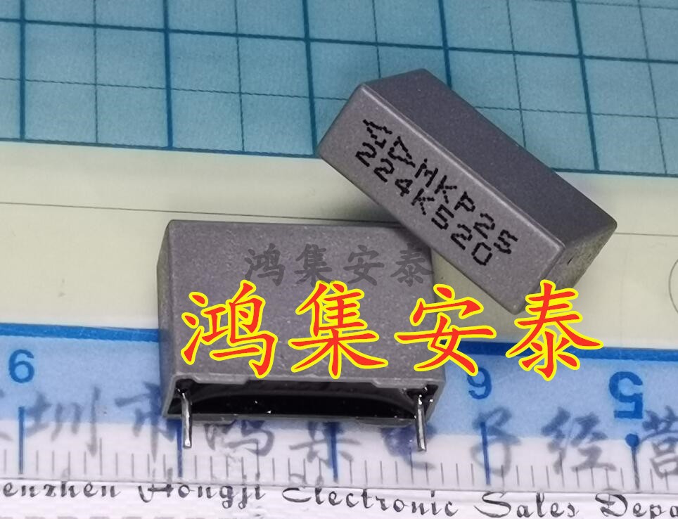 法拉MKP25 224J520V 0.22UF 520V224 220n 脚距10 灰色校正电容器