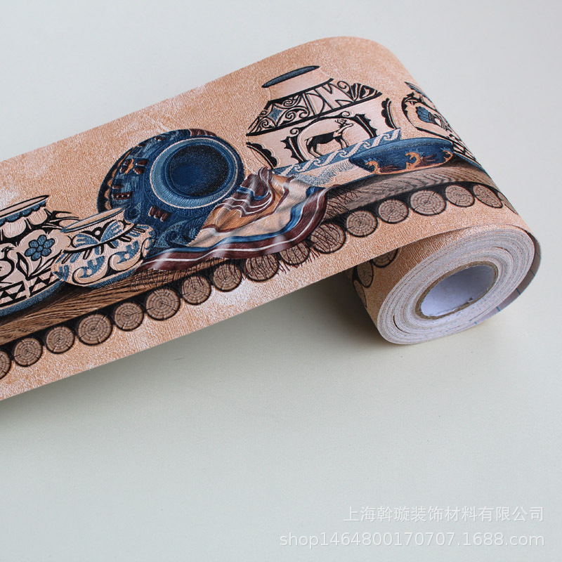 厚みのあるウォールステッカー自己粘着壁紙防水 3D 足元ライン寝室リビングルームキッチンバスルーム子供部屋ウエストラインステッカー|undefined