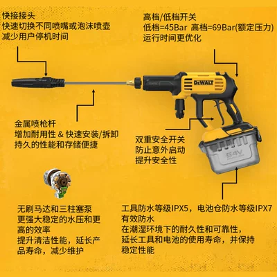 Car washing machine Machine Lithium Battery Brushless