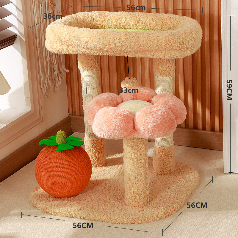 Árbol rascador para gatos grande y extragrande con sisal, multinivel, casa para gatos sencilla que no ocupa espacio, soporte para gatos, venta al por mayor transfronteriza. image 13