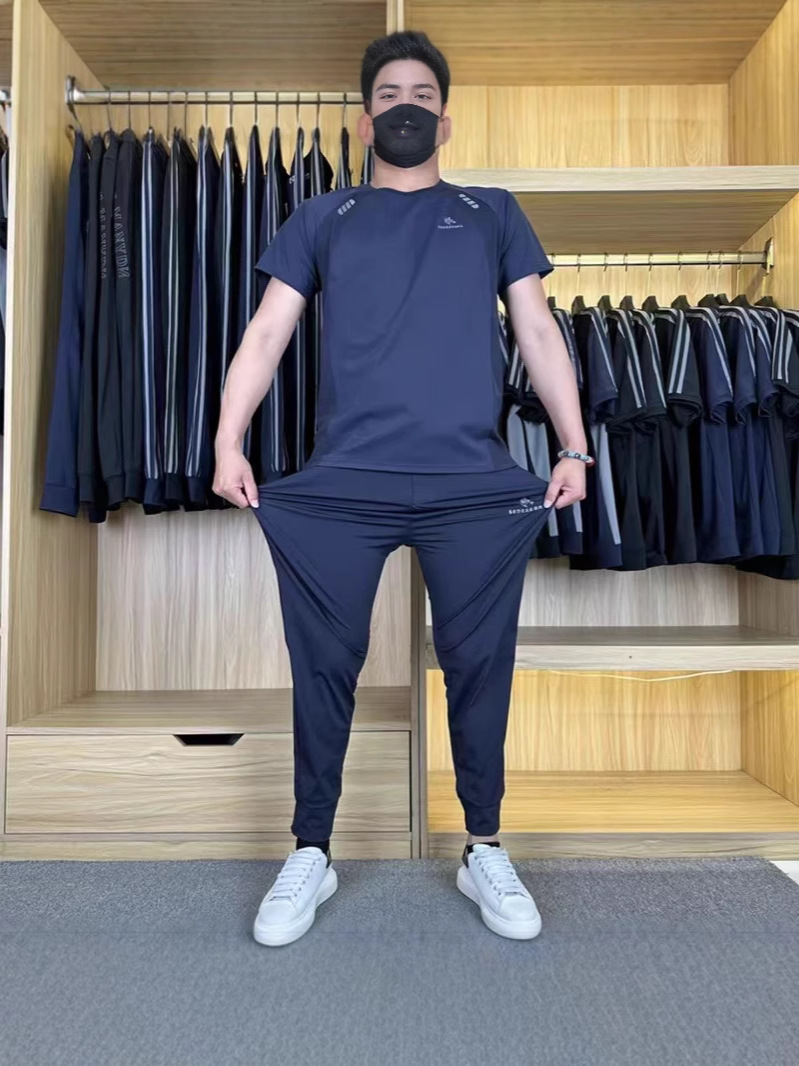 파란색 바지 세트