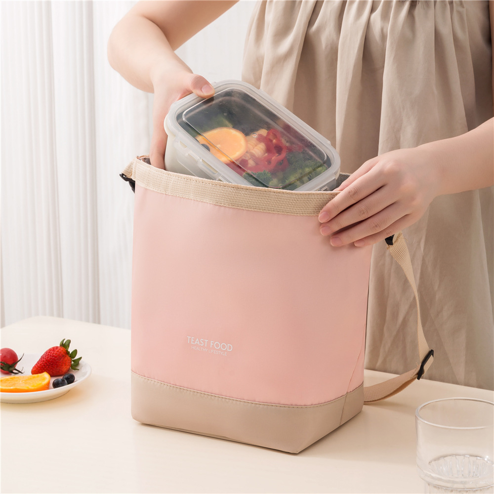 Nuevo paquete de almuerzo de alto valor portátil bolsas de aislamiento térmico bolsas de almuerzo de hombro bolsas de comida para el trabajo y la escuela bolsas de picnic