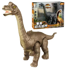 电动行走长颈龙0845A走路恐龙音乐灯光培训机构礼品儿童玩具批发