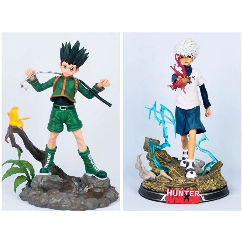 Hunter Fans: Gon Freecss, Killua Zoldyck, Gk Statue, Figurine Model Ornament