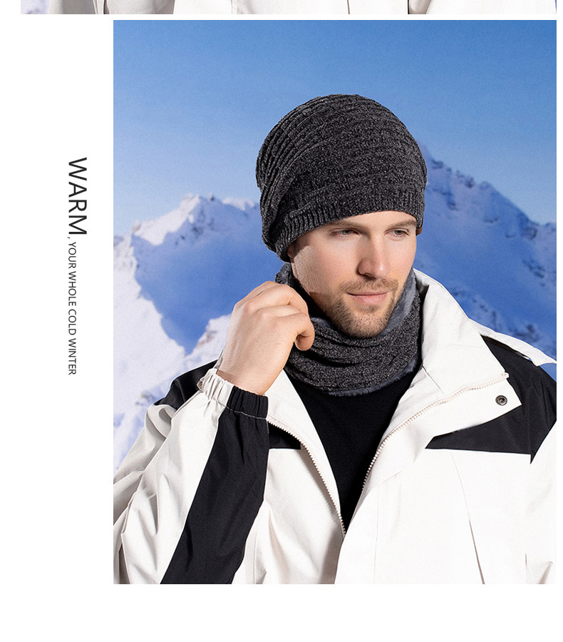 Men's Simple Style Solid Color Wool Cap display picture 4