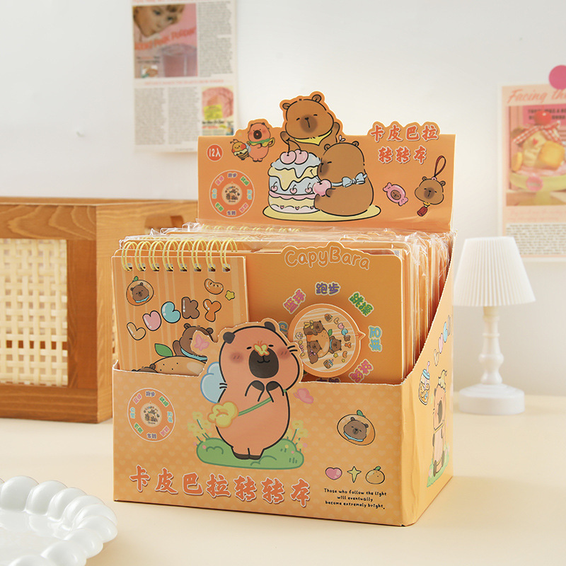 Libro de notas de Kapibala Pegatinas creativas Pegatinas de notas tres en uno Papelería divertida para estudiantes de alto valor al por mayor