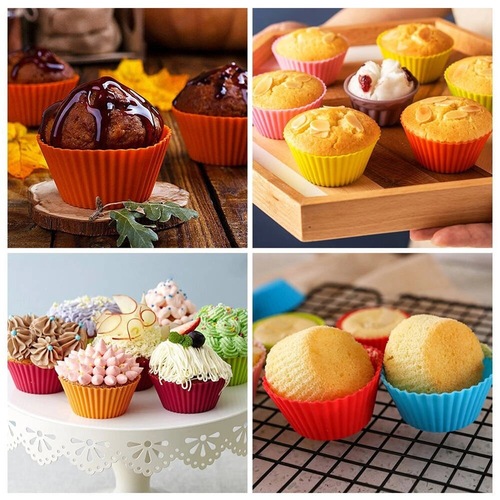 7cm silicone muffin cup food grade high temperature resistant baking cake cup oven air fryer special cake mold